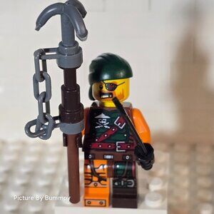 LEGO minifigure is Bucko, a Sky Pirate from the LEGO Ninjago: Skybound theme.